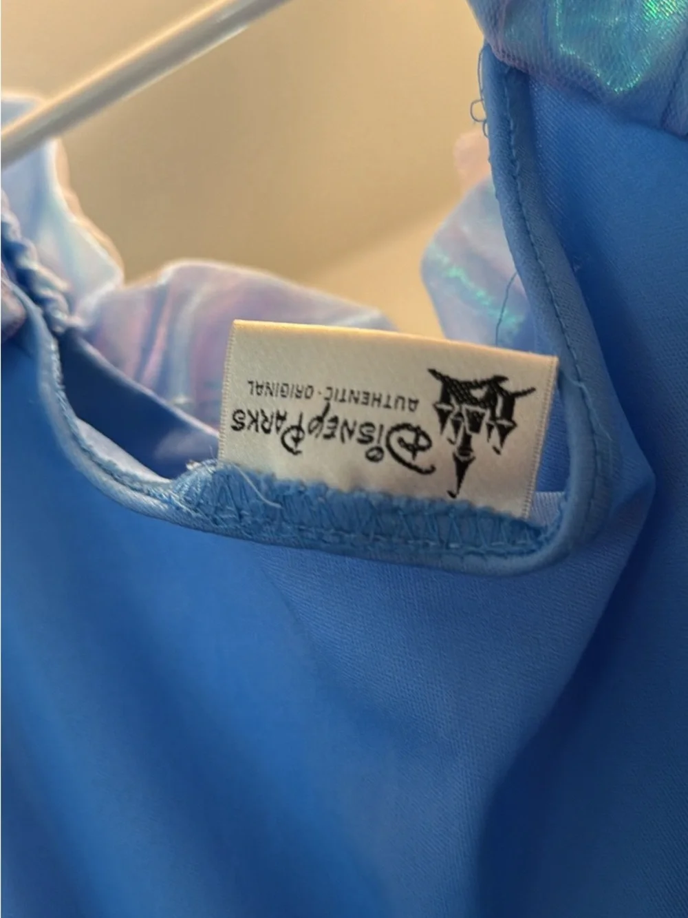 Disney Blue Shimmer Princess Dress Costume